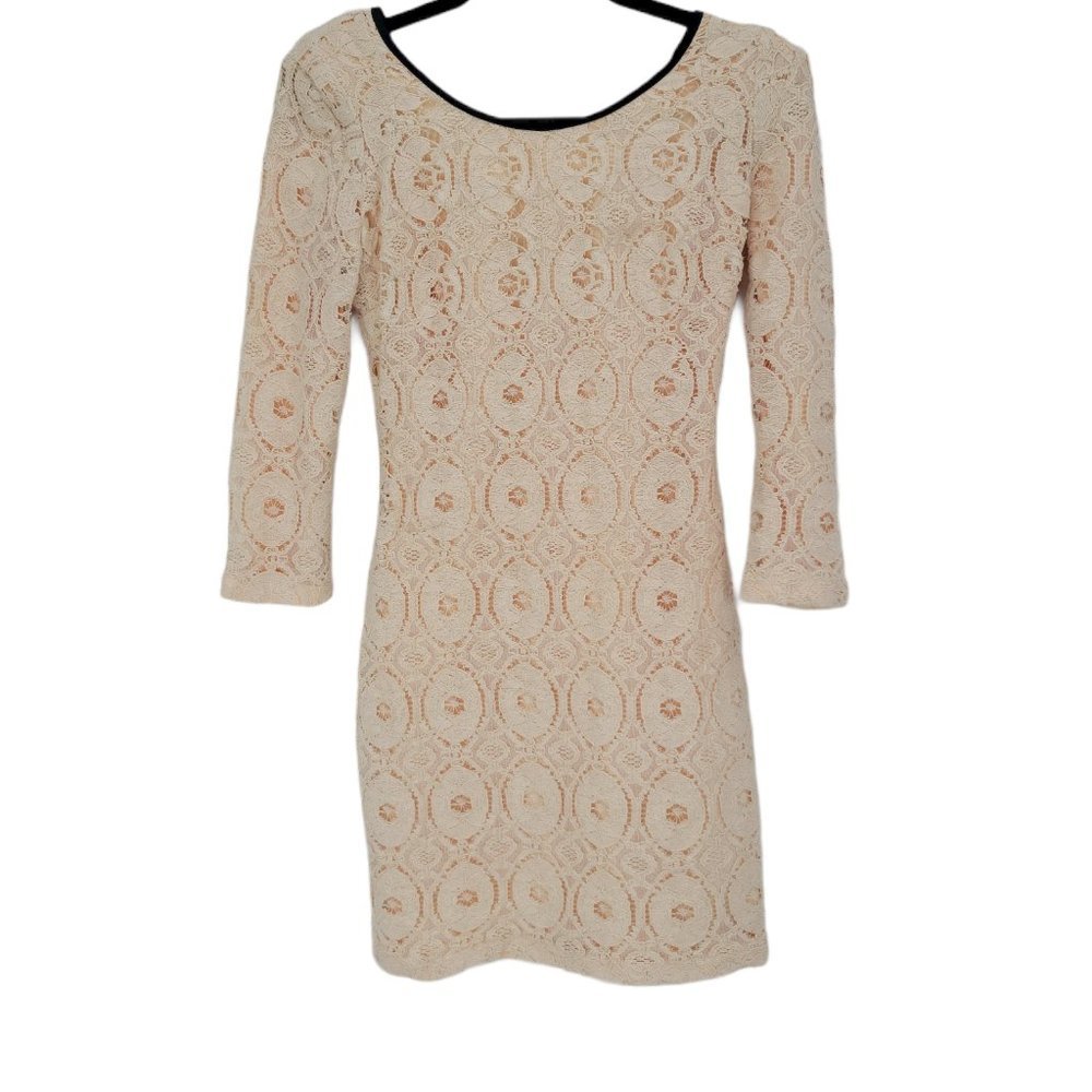 Ark & Co White Lace Dress Bodycon